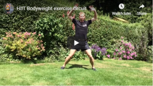 HIIT bodyweight exercise circuit personal trainer Sheffield